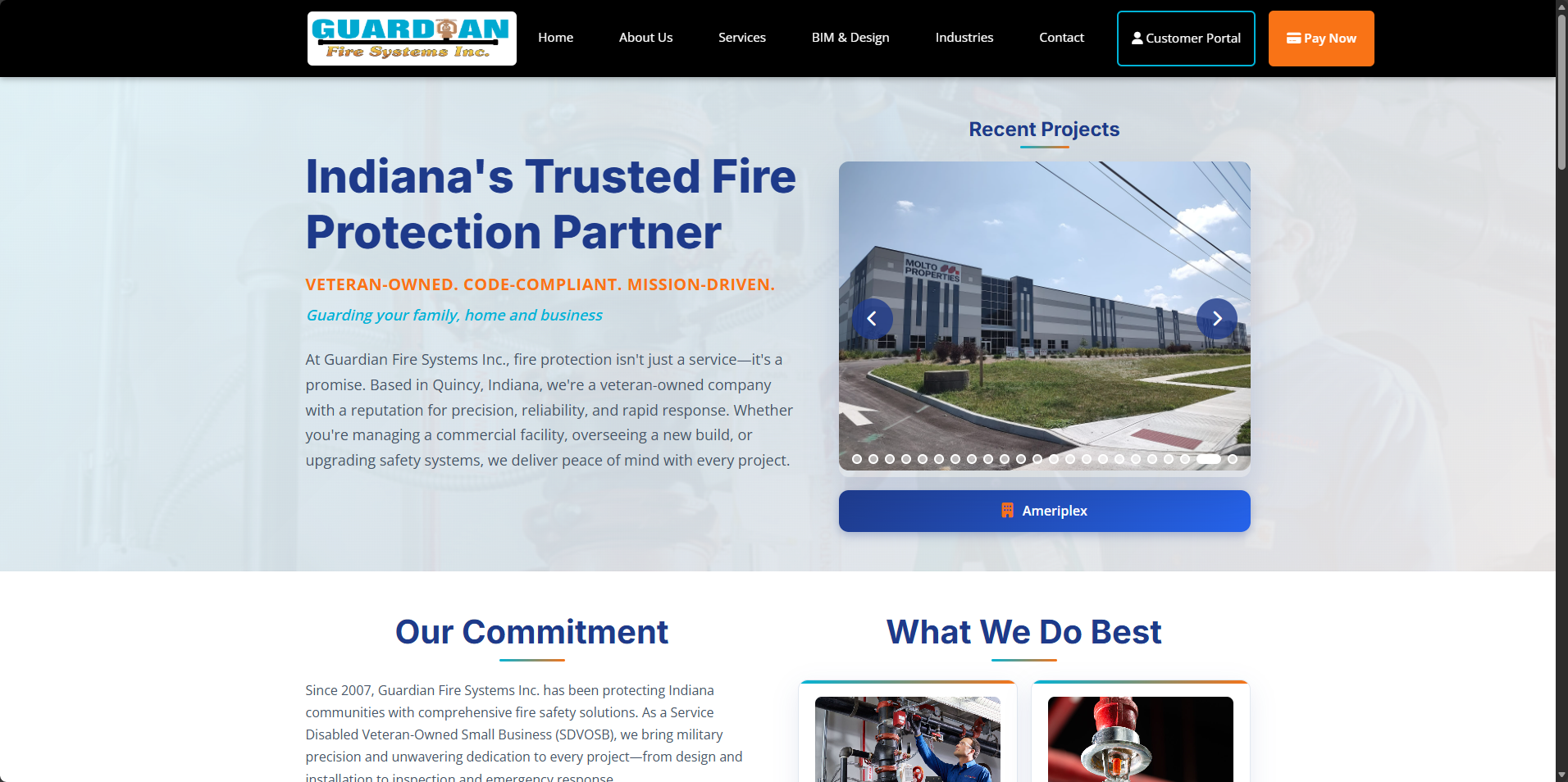 Guardian Fire Systems Inc. website
